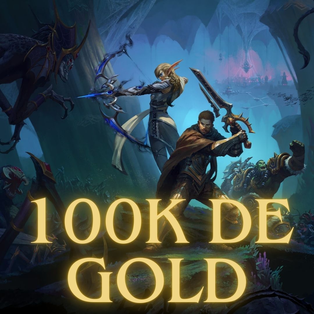 100k de Gold WoW compra segura e rápida