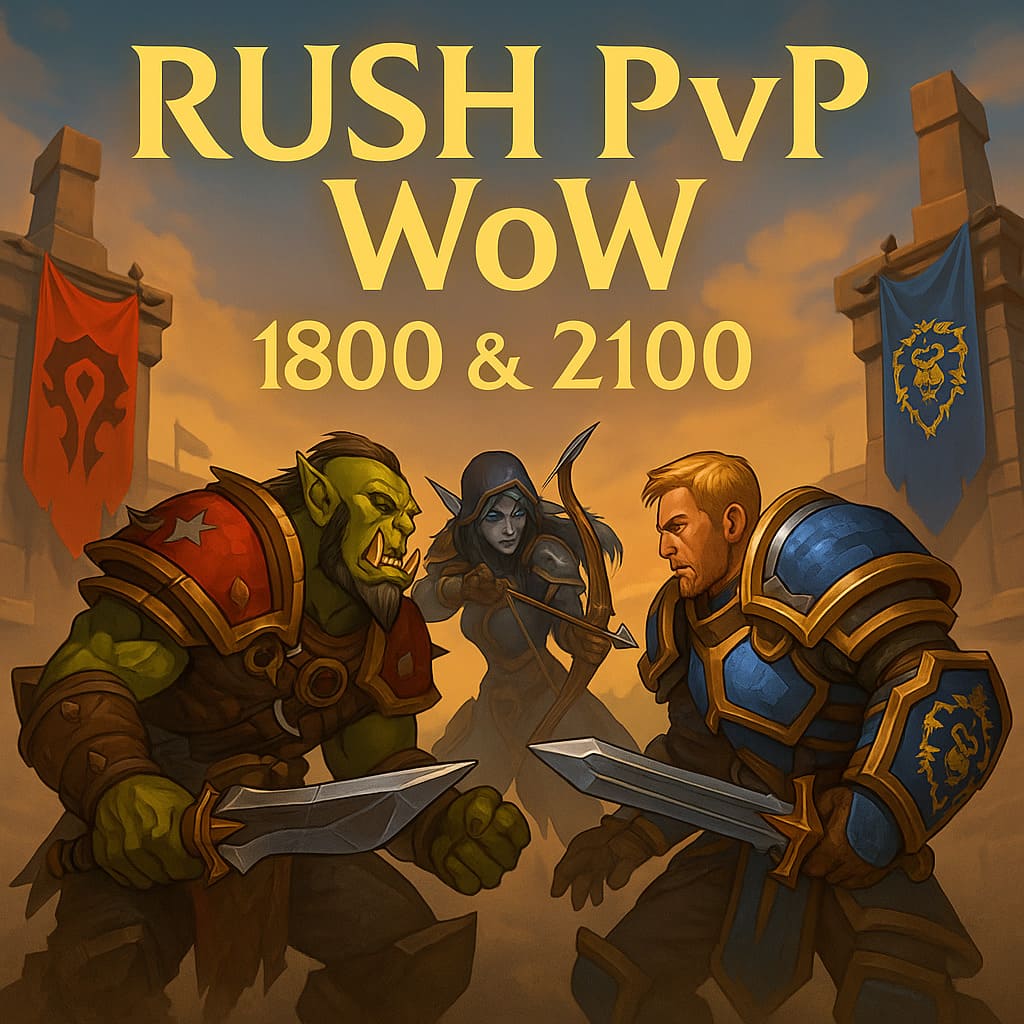 Rush de pvp 1800 e 2100 de ranking