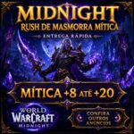 Rush Mítica WoW | Dungeons Mythic Plus Seguras +8 até +20