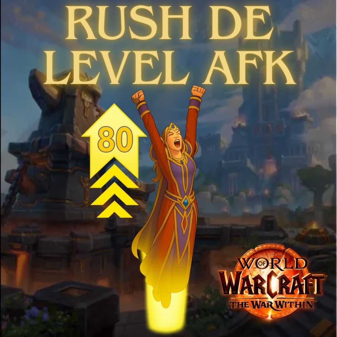 Rush de Level WoW AFK até 80 The War Within